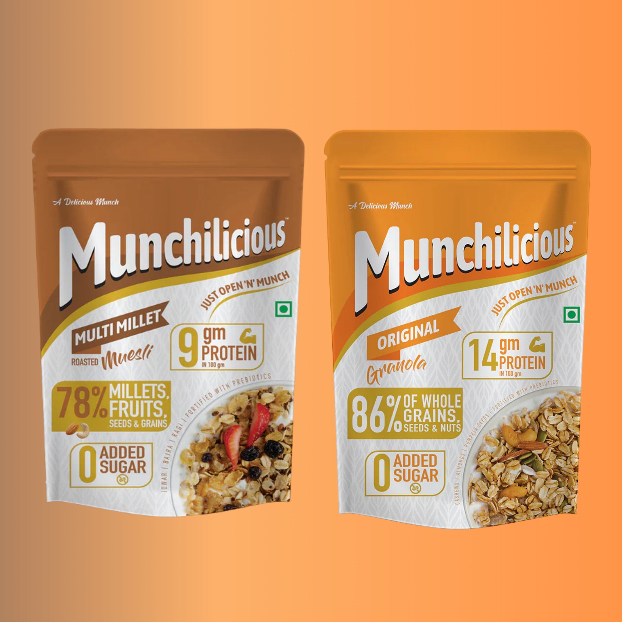 Multi Millet Muesli & Original Granola combo