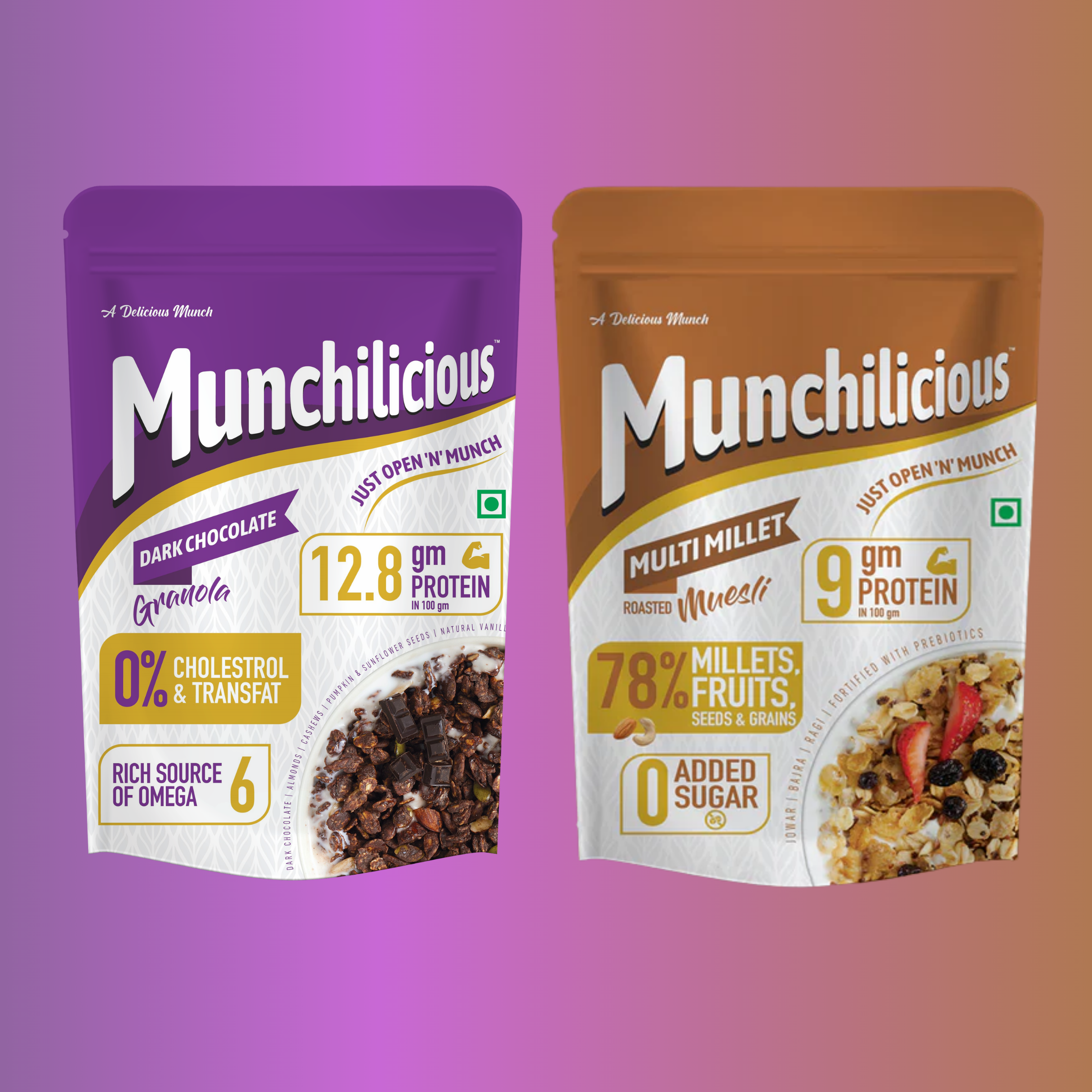 Dark Chocolate & Multi Millet Combo