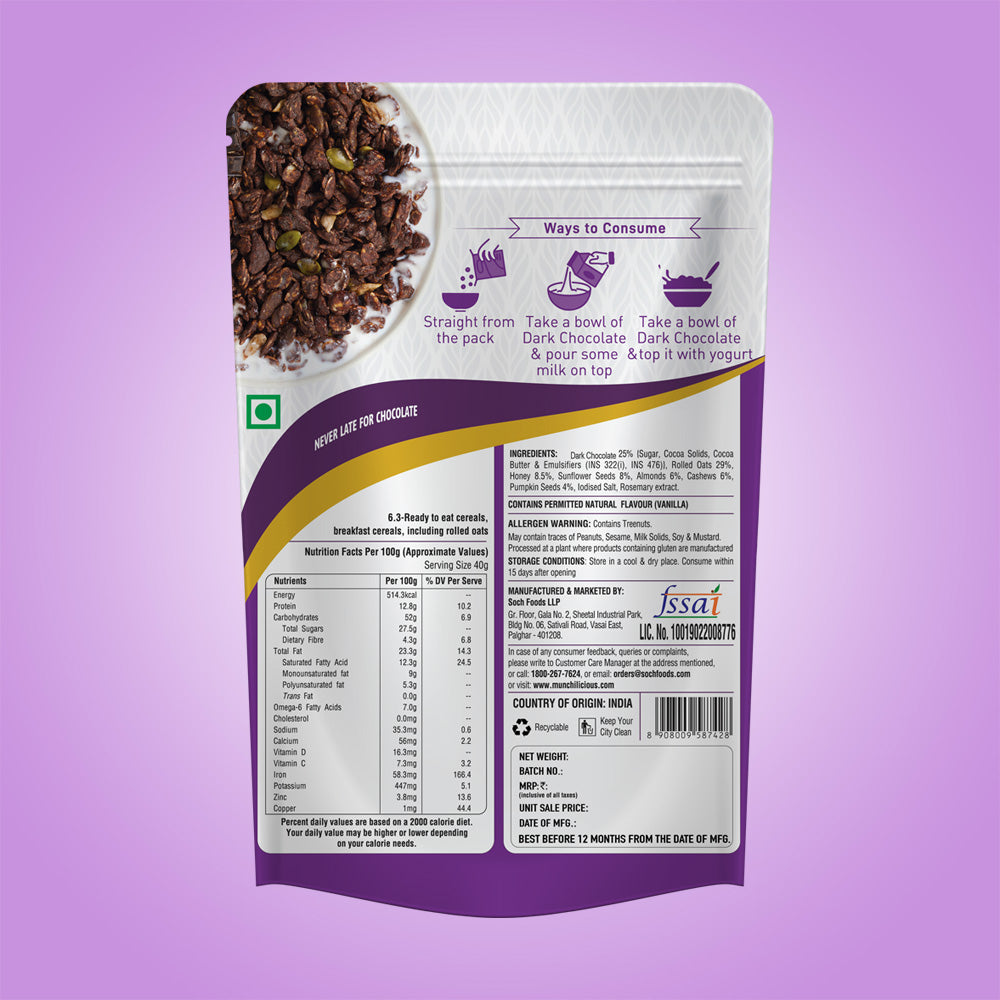 Dark Chocolate Granola | 350g