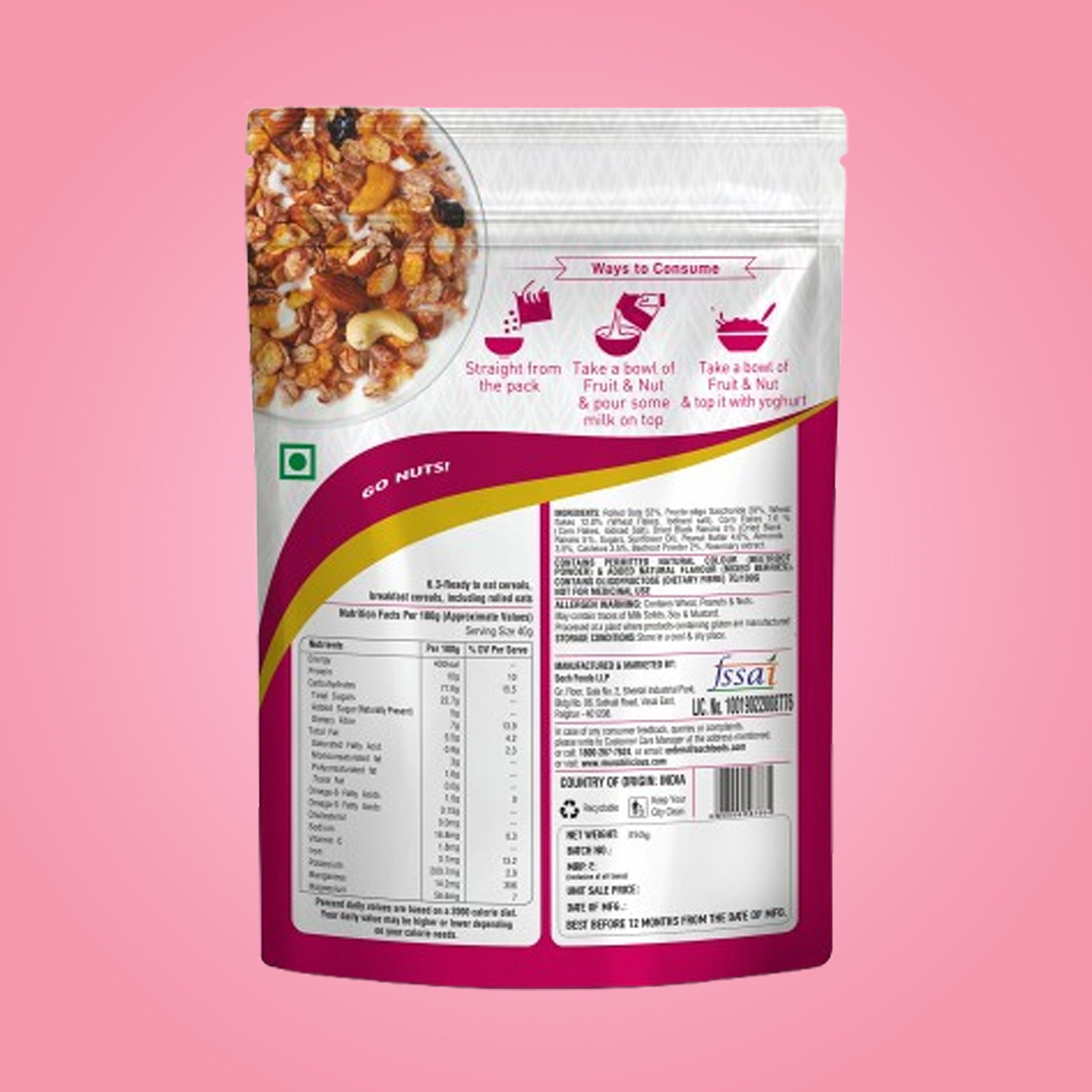 Fruit & Nut Roasted Muesli | 400g