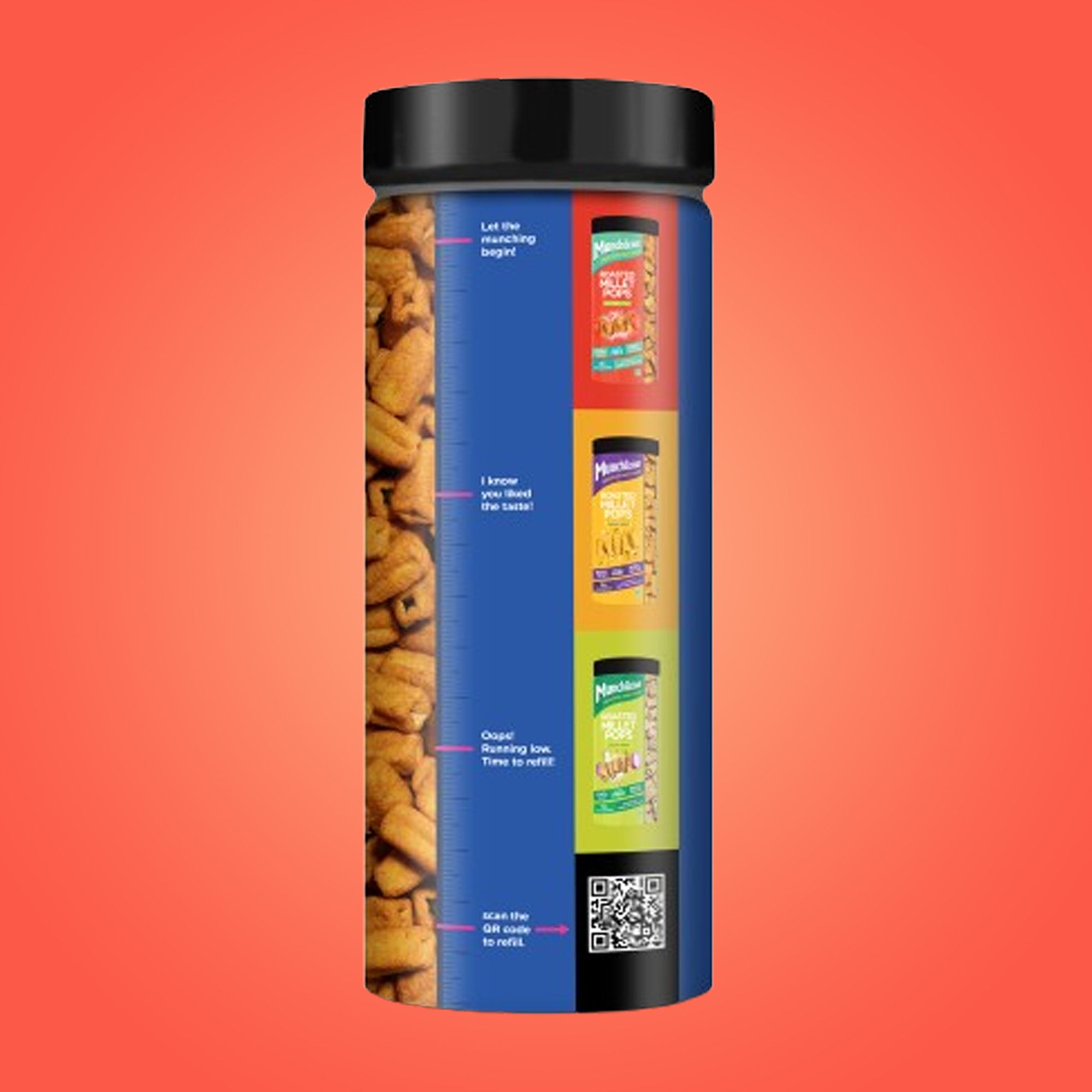 Roasted Millet Pops - Tangy Tomato