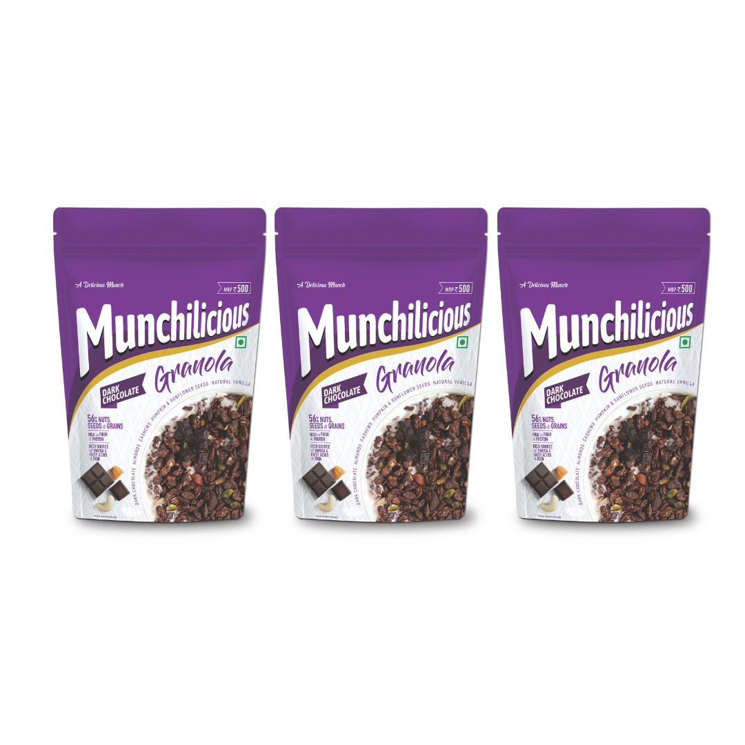 Munchilicious Granola - Dark Chocolate 350g