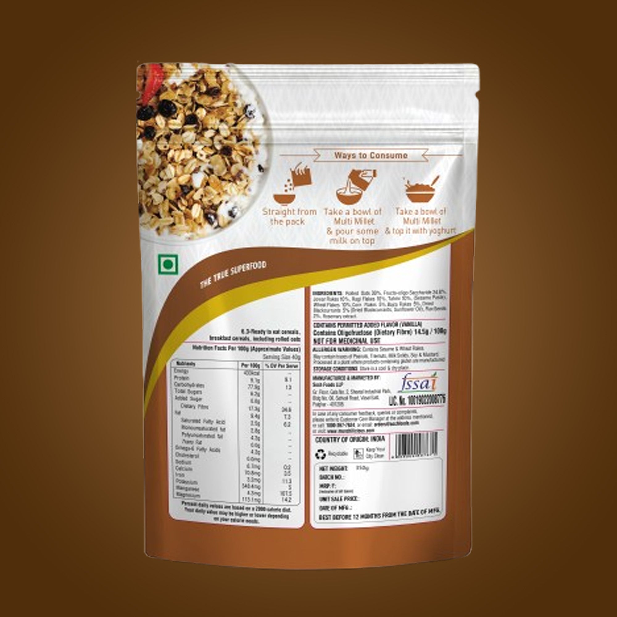 Multi Millet Muesli | 400g