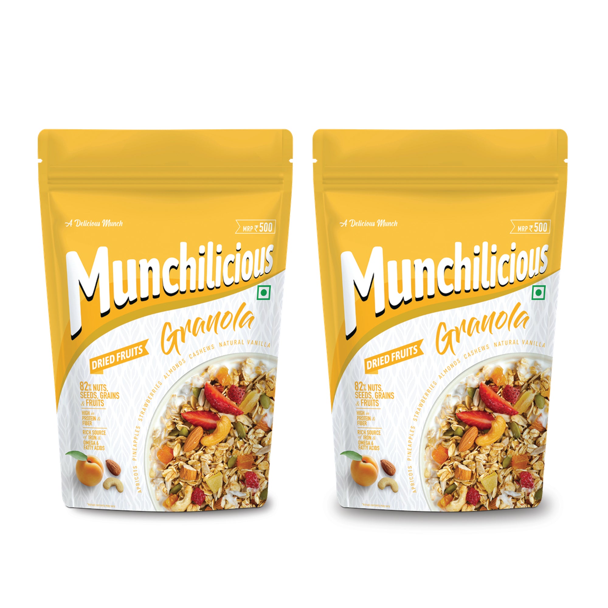 Munchilicious Granola - Dried Fruits 350g