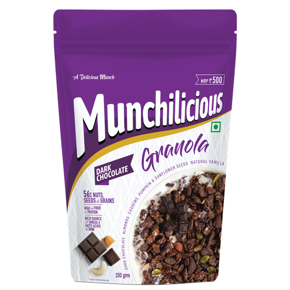 Munchilicious Granola - Dark Chocolate 350g