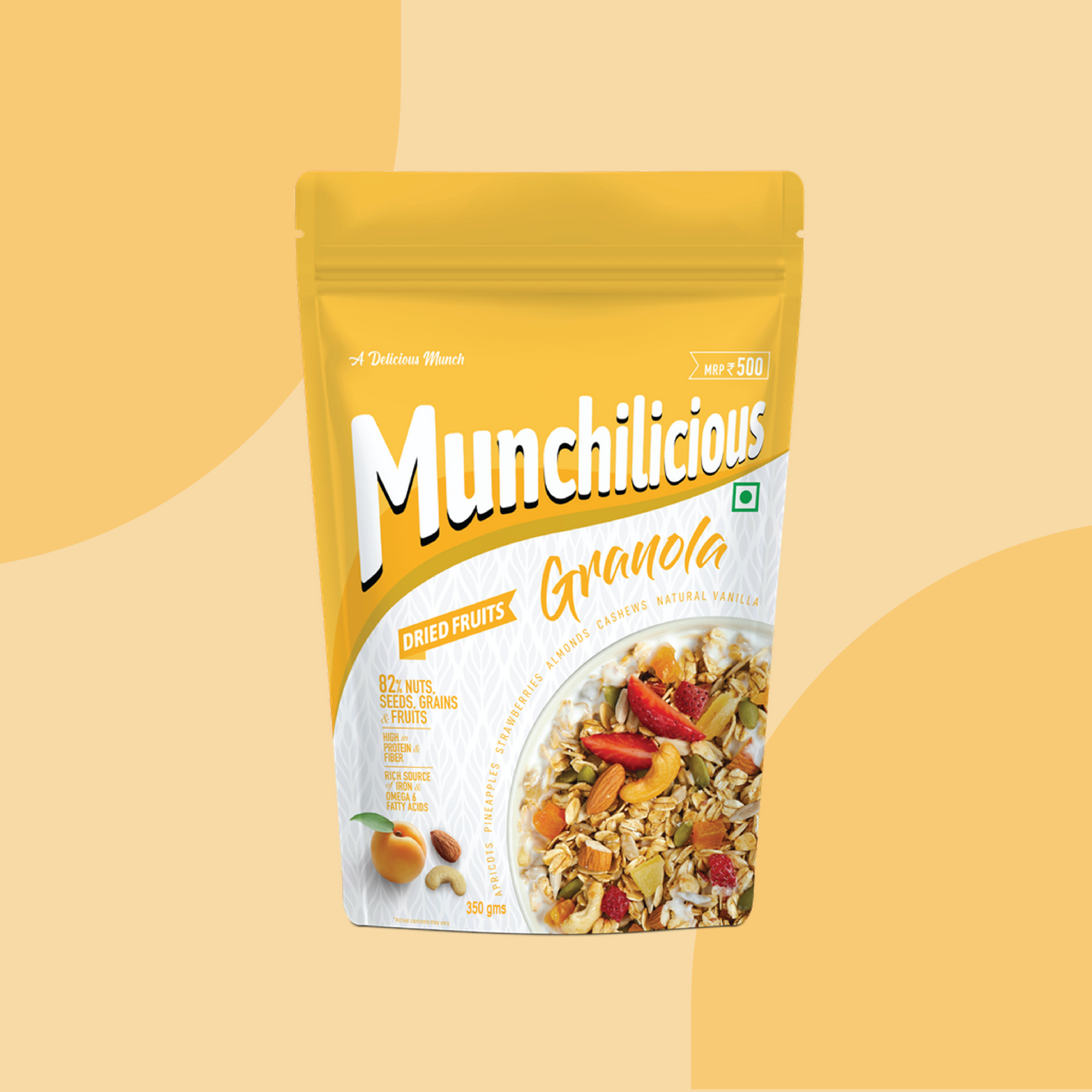 Munchilicious Granola - Dried Fruits 350g