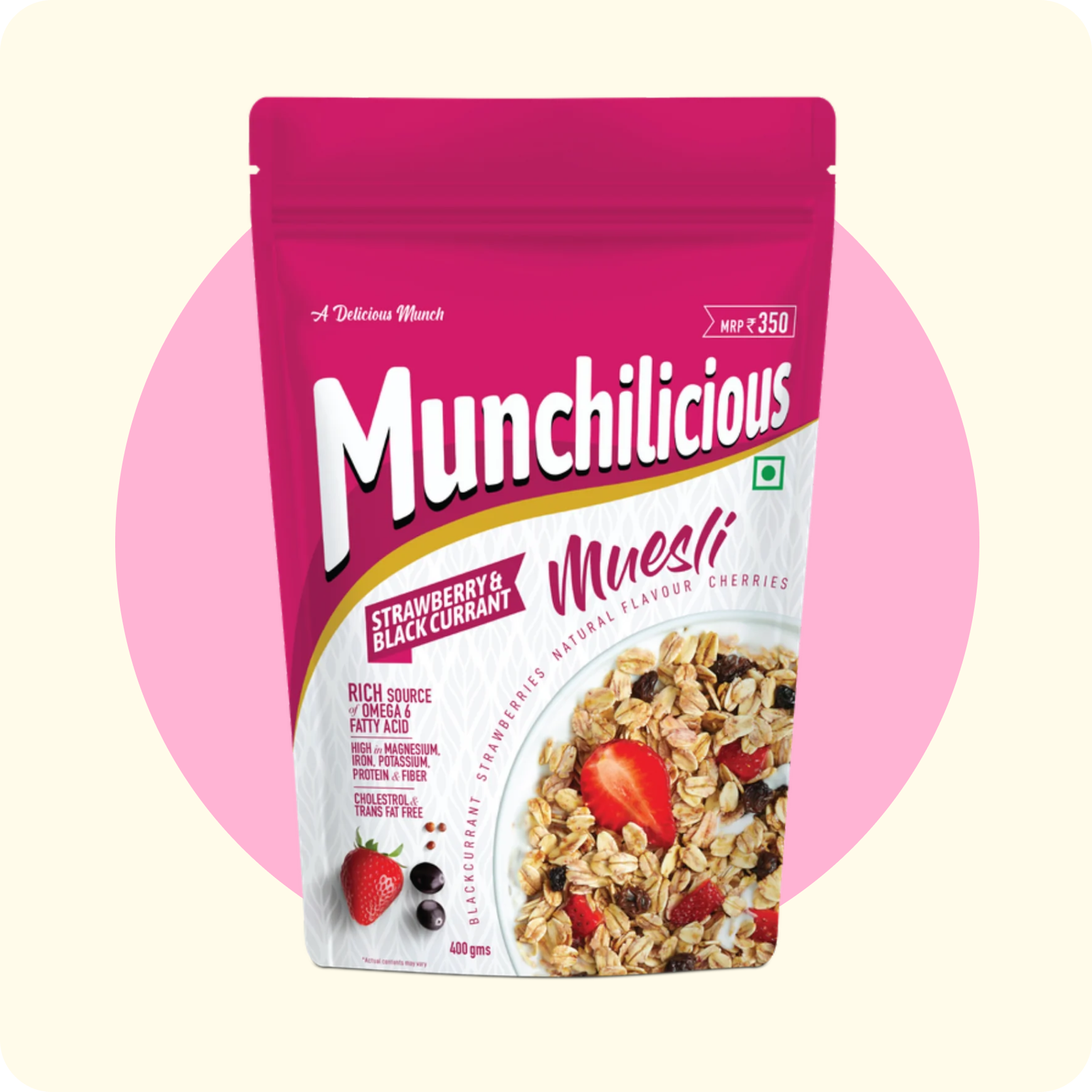 Muesli Strawberry Blackcurrant - 350g